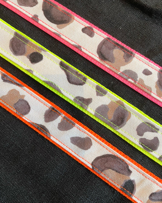 Halsband, verstellbar, Leo/ Neon