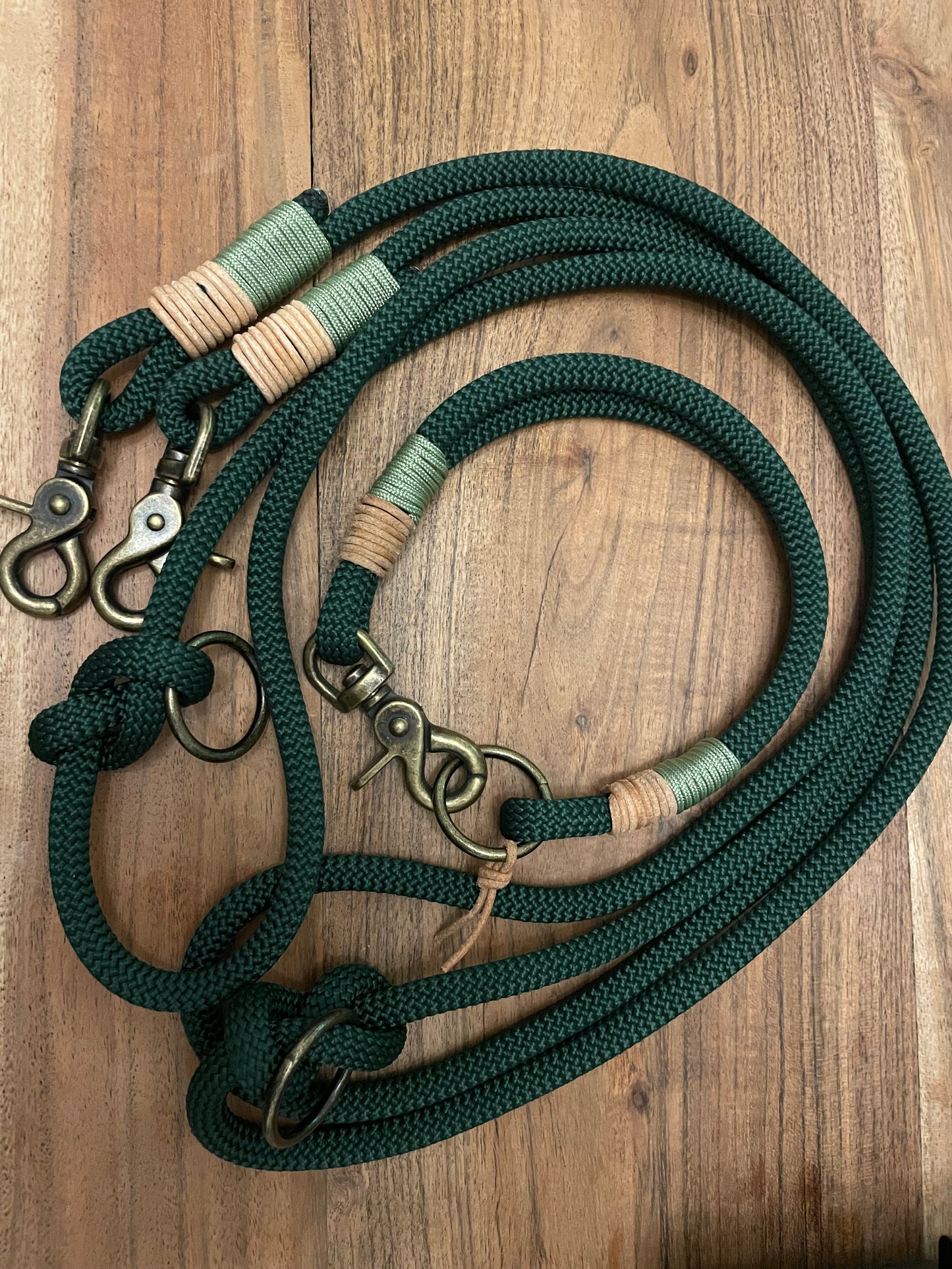 besonders praktisch: verstellbare 3 - Meter- Leine, 10mm stark