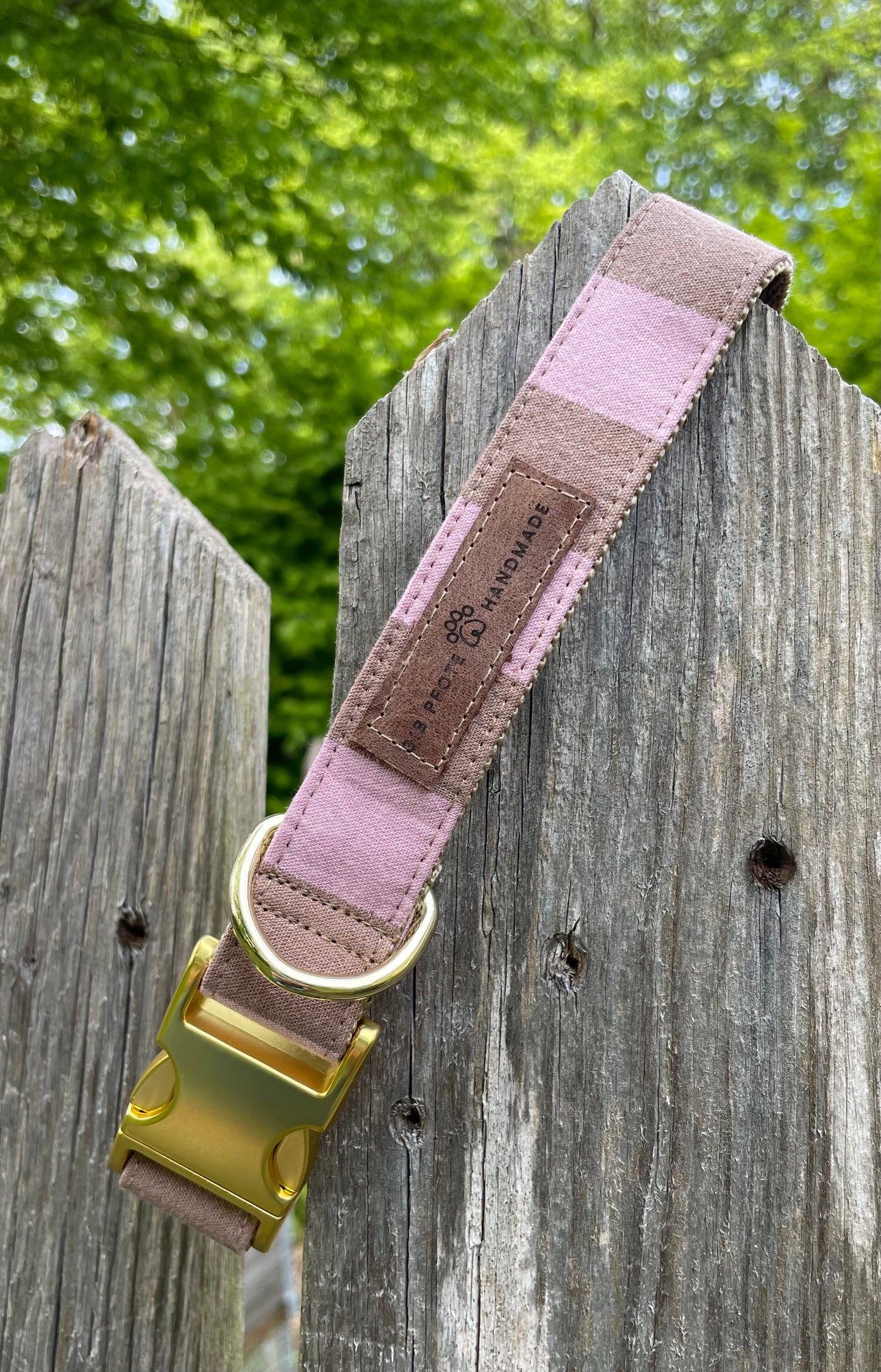 Halsband und Leine- Set "Summer- Stripes"